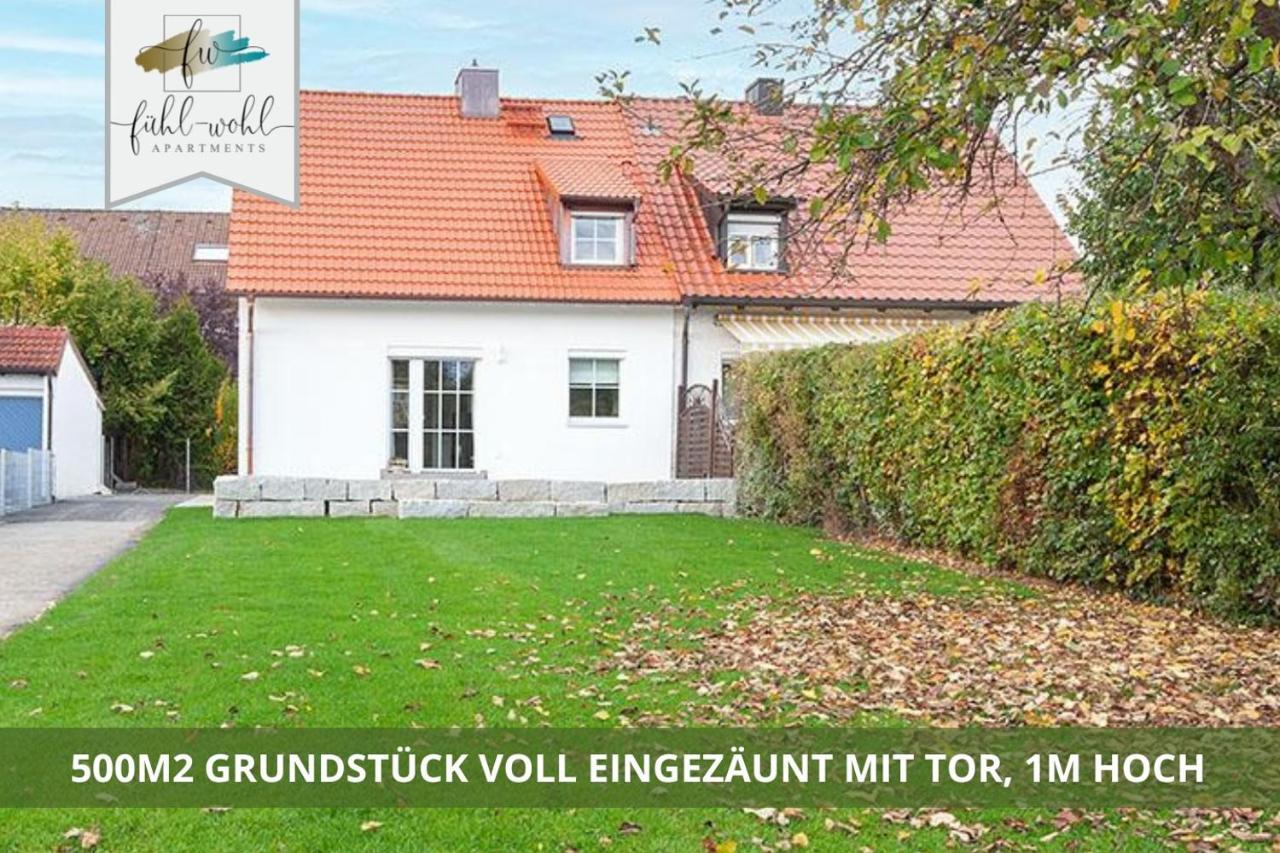 Ferienhaus Fantaisie - Wohnen Nahe Schlosspark -Stadtgrenze Bayreuth Fuer 1-5 Pers, Hunde Willkommen, Voll Eingezaeunt Eckersdorf ภายนอก รูปภาพ
